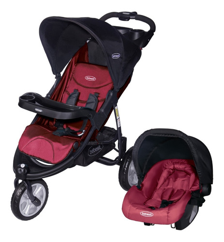 Coche Travel System Jogger Fox Blue 4 En 1        