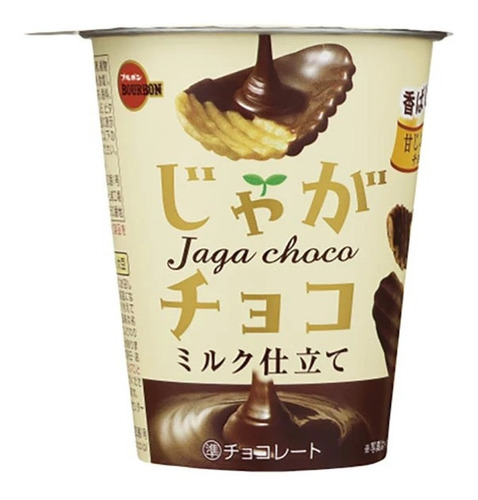 Imagen 1 de 6 de Papas Con Chocolate Jaga Choco Bourbon Japonesas Botana