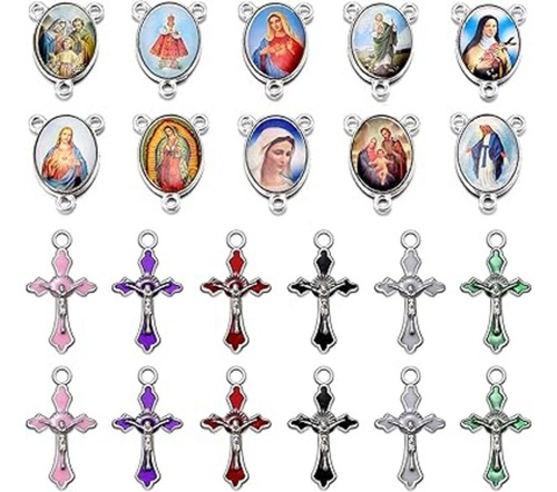 Juego De 84 Bisuteria Para Hacer Rosarios Jesús María Enlace