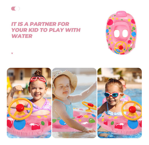 X Flotadores De Piscina Con Forma De Yate Para Niños,