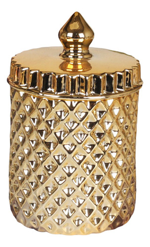 Tarro De Almacenamiento De Estilo Europeo Con Dorado Dorado