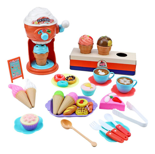 Máquina Para Hacer Helados De 38 Piezas, Juguete Para