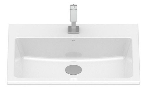 Kit 2 Cubas De Sobrepor Com Mesa 55x42cm Optica Pq55 Bi