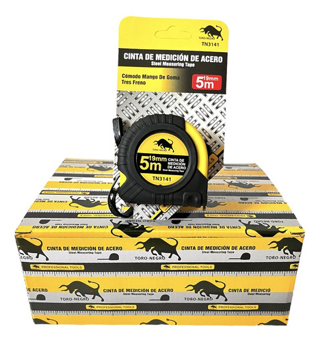Pack 6 Huinchas Cinta De Medir Flexometro Retráctil 5 Metros