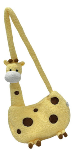 B Bolso Bandolera Con Diseño De Jirafa De Dibujos Animados,