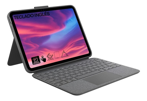 Combo Touch Keyboard Logitech Para iPad 10th Gen 2022-inglés