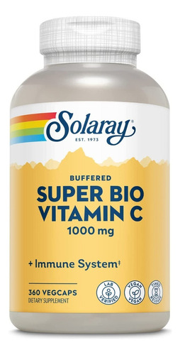 Vitamina C Solaray 360 Capsulas - - Unidad A $1086