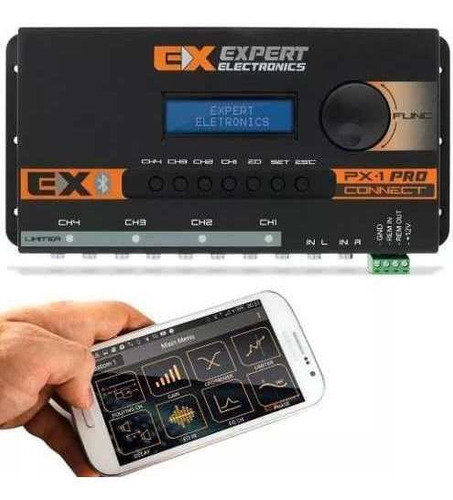 Imagem 2 de 5 de Expert Crossover Processador Digital Px1 Connect Bluetooth