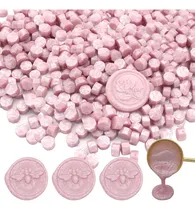 Comprar 600 Cuentas De Sello De Cera Rosa Perla, Cuentas De Cera De 