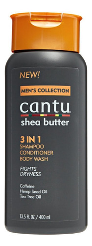  Pack De 6 Cantu Colección Para Hombre 3-en-1 Shampoo