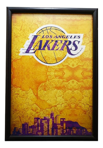 Lakers Op 1 Poster Enmarcado 50 X 35 Cms