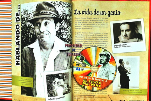 Colección De Oro Del Chavo Del 8 Incluye 10 Libros + 10 Dvds
