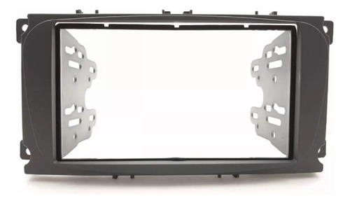 Moldura Painel Dvd 2din Focus Hatch Sedan 2009 A 2013 Preto