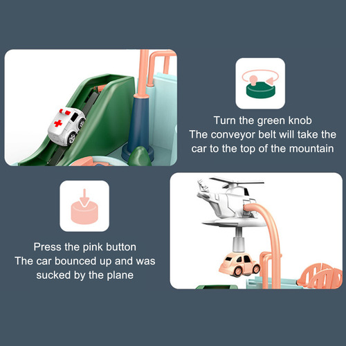 Juego De Coche Para Bebés, Manual, Rieles, Vías De Tren, Jug