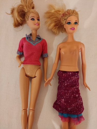 Barbie Mattel Lote De 2 Muñecas. (Usado)