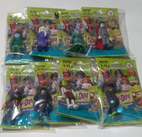 Scooby Doo Playmobil Serie 2, Lote De 8 Fantasmas (Usado)