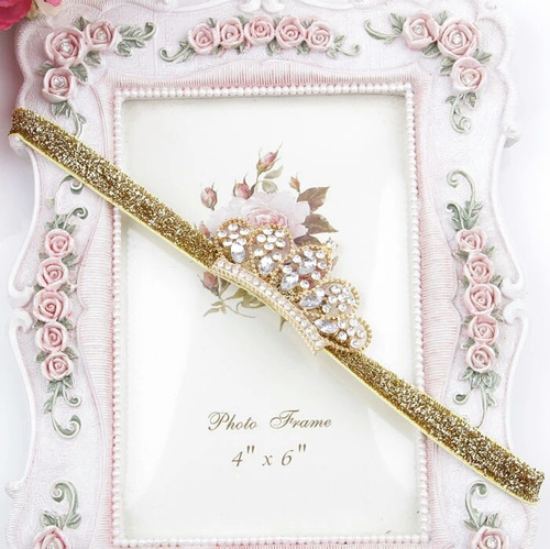 Corona Tiara Niña,princesa,víncha Para Fiesta,boda,bautizo,c