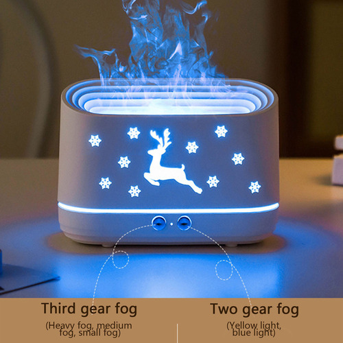 Difusor De Llama Navideña, Humidificador Portátil Con Aroma