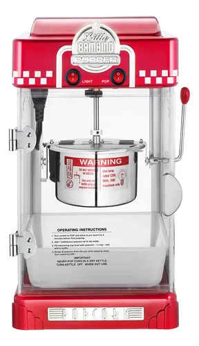 Máquina De Palomitas Gran Compañía 2.5 Oz Retro Roja