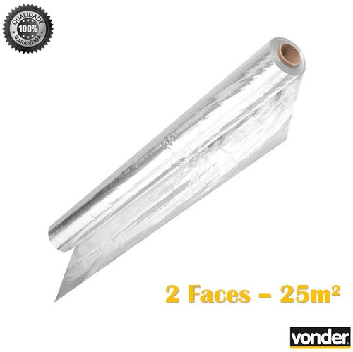 Manta Térmica Aluminizada 2 Faces C 25m² Vonder Largura 1,2m