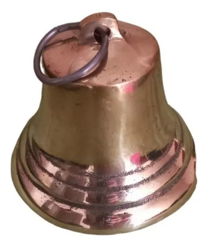 Campana De Bronce Masiso, Alto 8cm, Nueva