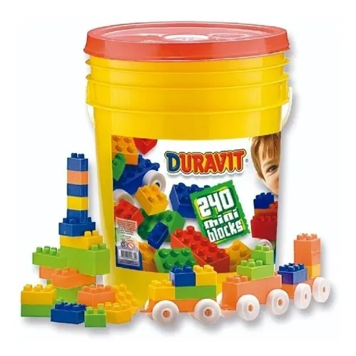 Juego D Masa Duravit Balde C/ Accesorios Plastilina Duramasa