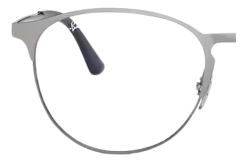 Armação De Grau Ray-ban Optics Cinza 0rx6375 3135 53 Cor Chumbo Fosco