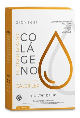 Giovegen Skin + Calciflex - Colágeno Hidrolizado Bebible
