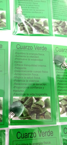 Dije Cuarzo Verde Dijes Colgante Piedra Energética