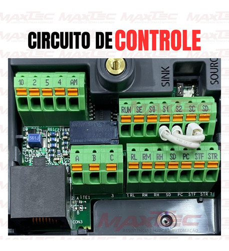 Inversor De Frequência Mitsubishi 20cv 220v D720 Trifásico