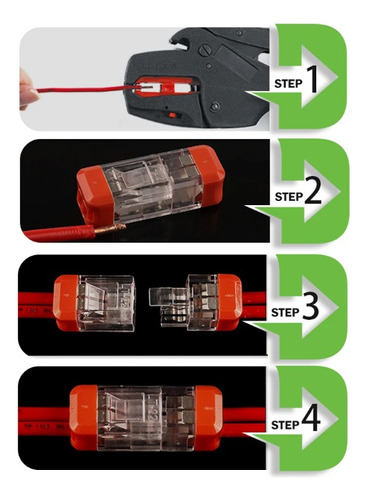 Conector De Cable Rápido De Acoplamiento 25 Unidades