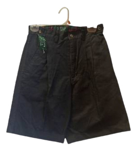 Bermuda Short Hombre Gabardina Casual Caballero Talla Chica