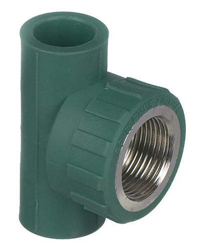 Tee Con Inserto Metalico Hembra 20 Mm X 1/2 Fusion Latyn Acabado 665 (72130201) Color Verde