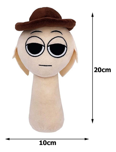 4.11 Peluche Sprunki Tunner Beige Incredibox Roblox For