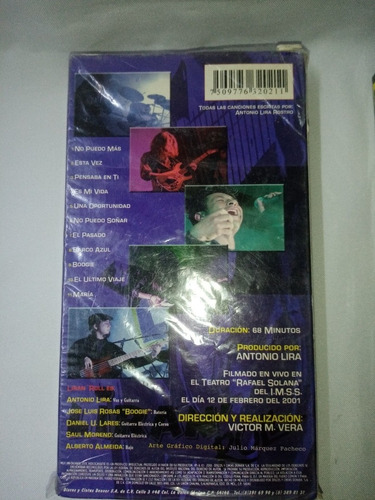 Lote De Vhs Originales Rock Nacional Liran Roll Banda Bostik (Usado)