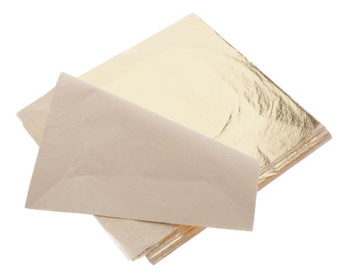 Paquete De 100 Adornos De Relleno De Papel De Oro Glitter