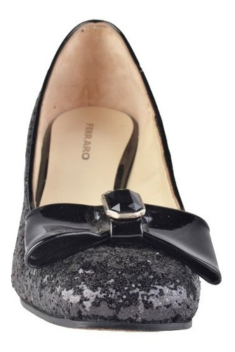 Imagen 4 de 8 de Zapatos De Mujer De Glitter Taco Bajo Radiohead - Ferraro -