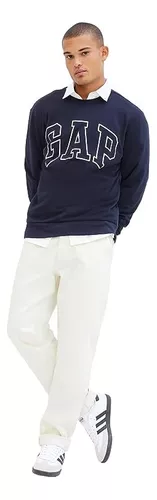 GAP Sudadera con capucha de forro polar con logotipo para hombre