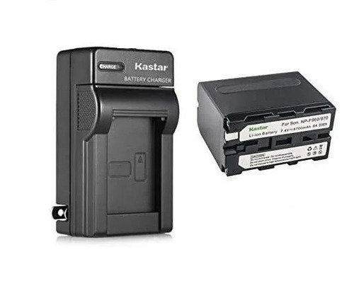 Kit Cargador + Batería Para Sony F970 Lámpara Led Kastar 