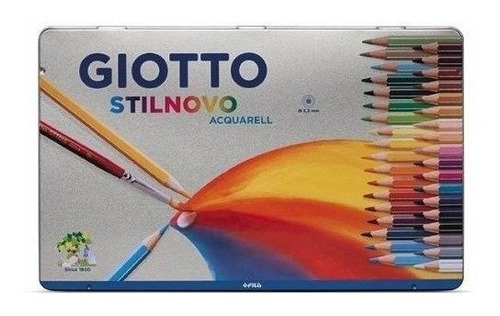 Lapices Giotto Stilnovo Acquarell X 36 En Lata Art 2564000