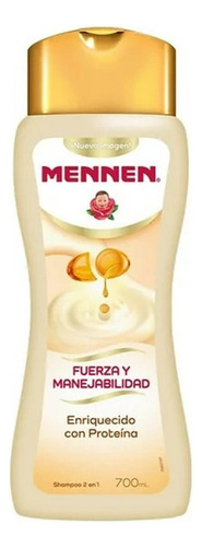 Shampoo Mennen 2 En 1 Fuerza Y Manejabilidad Enriquecido Con