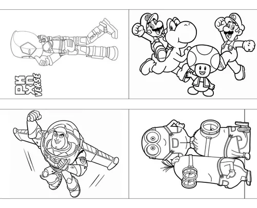 Kit 30 desenhos para Colorir em Folha A4 Sulfite