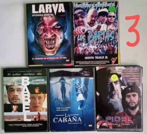 Lote Dvds Cinco Por Doscientos Original Dvd (Usado)
