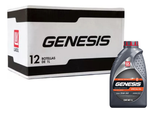 Caja C/12lt Aceite Semi Genesis Special Vn 5w-30 1lt C/u