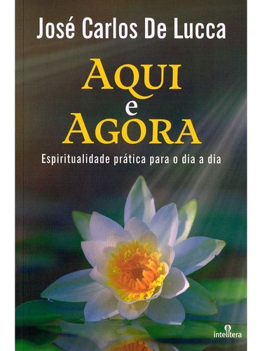 Livro Aqui E Agora Autor José Carlos de Lucca Editora Intelítera Autoconhecimento Capa Mole