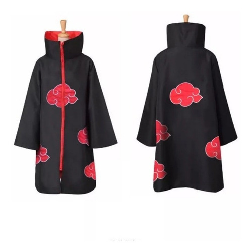 Imagen 9 de 9 de Disfraz Akatsuki Naruto Cosplay + Anillo + Cintillo Uchiha
