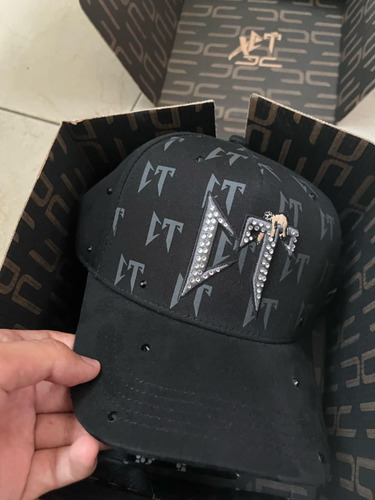 Jc Hats X Natanael Cano Ct Endiamantado Original Full Set Negro Uninalla (Usado)