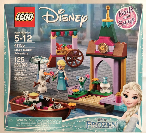 Frozen Lego Set 41155 Elsa Market Adventure 2016 125pz