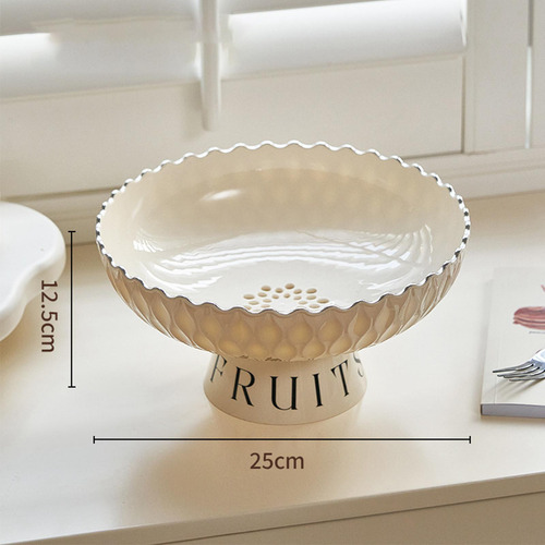 Fruit Plates Serving Dish Round Cupcake Dessert Plate For