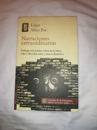 Libro Narraciones Extraordinarias Edgar Allan Poe 